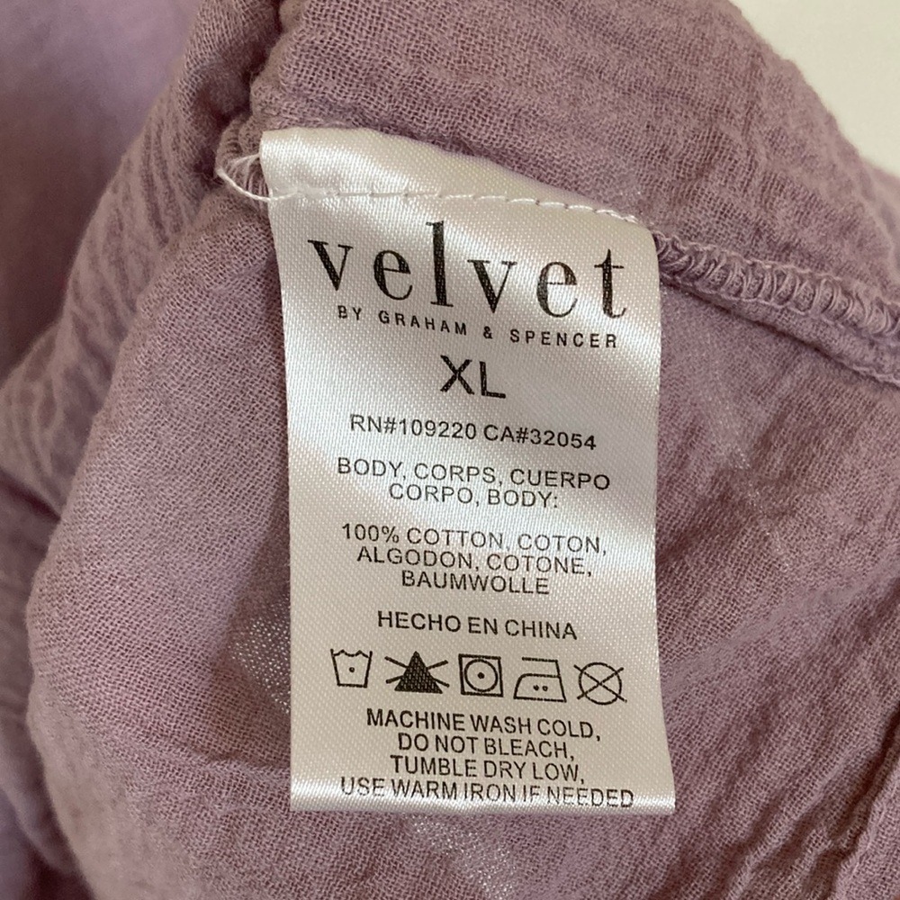 Velvet by Graham & Spencer Lavender Blouse - Picture 5 of 9